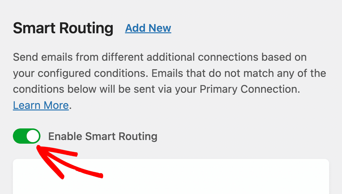 enable smart routing