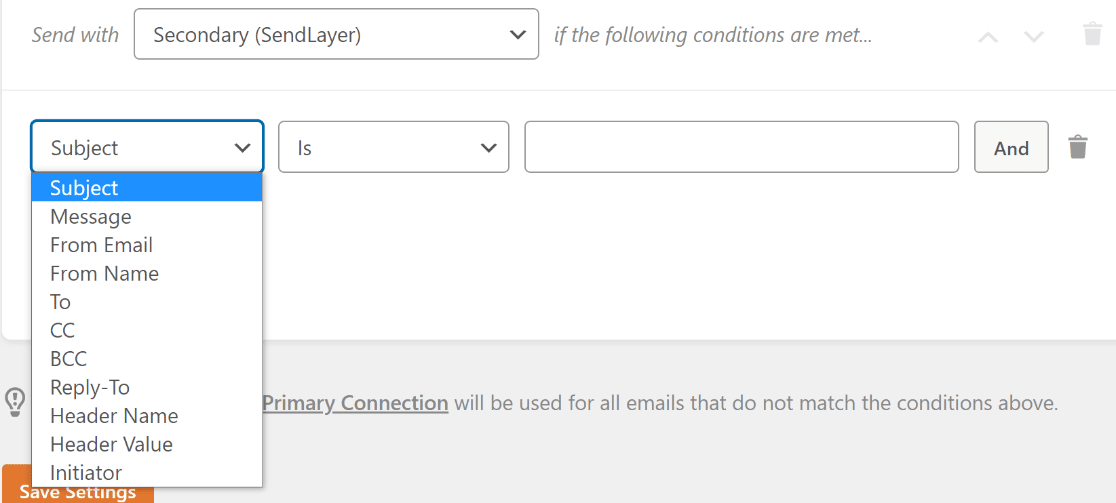 Smart Routing rules