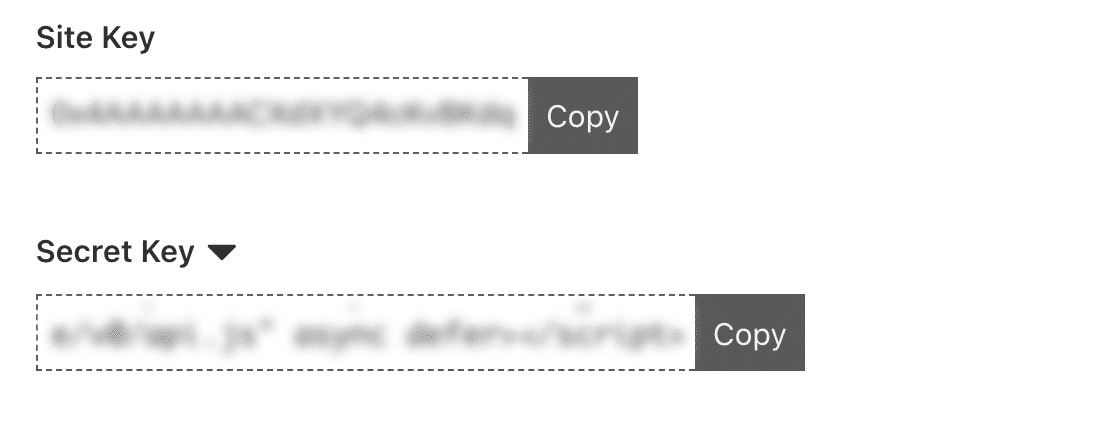 API keys in Cloudflare Turnstile