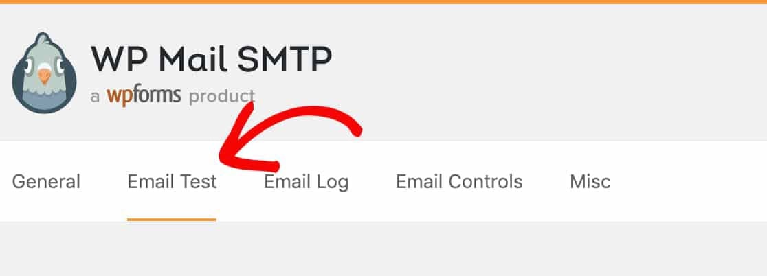 WP Mail SMTP email test