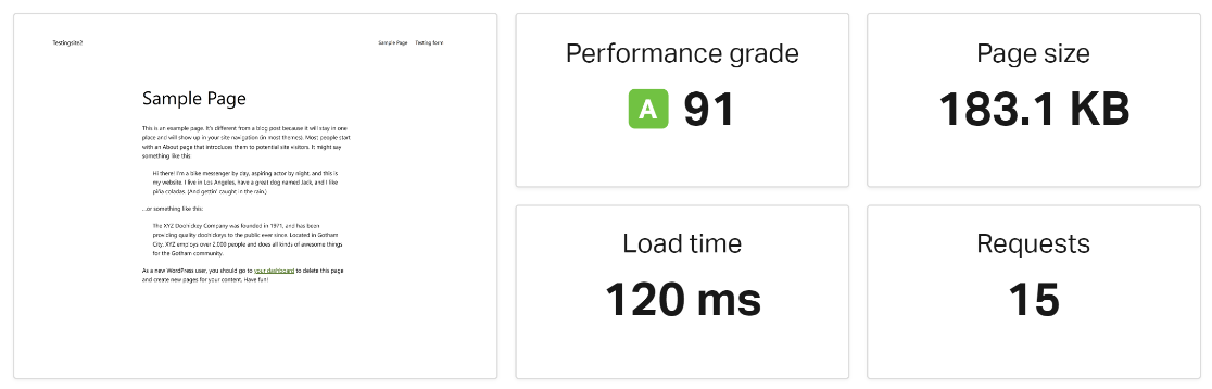 SiteGround ping test