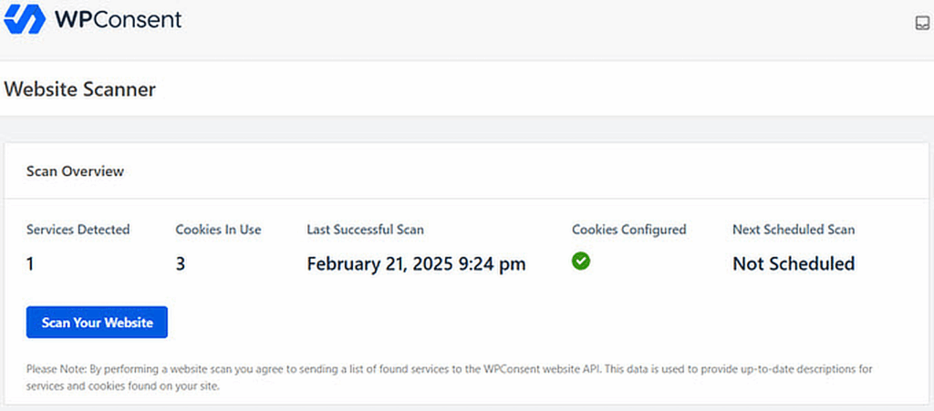 wpconsent website scanner - WP Mail SMTP wpconsent website scanner