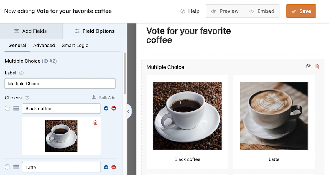 WPForms simple interface and extra features make it one of the best voting plugins