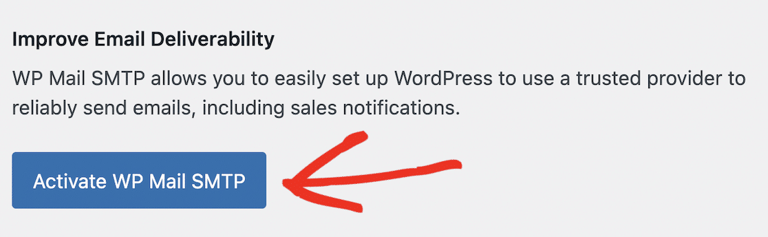 Activate WP Mail SMTP