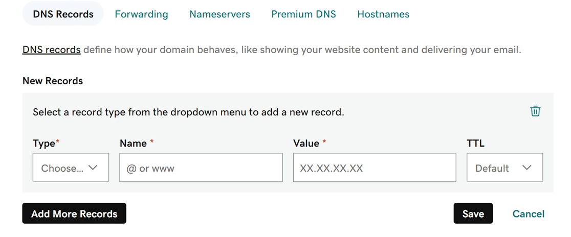 New DNS record fields