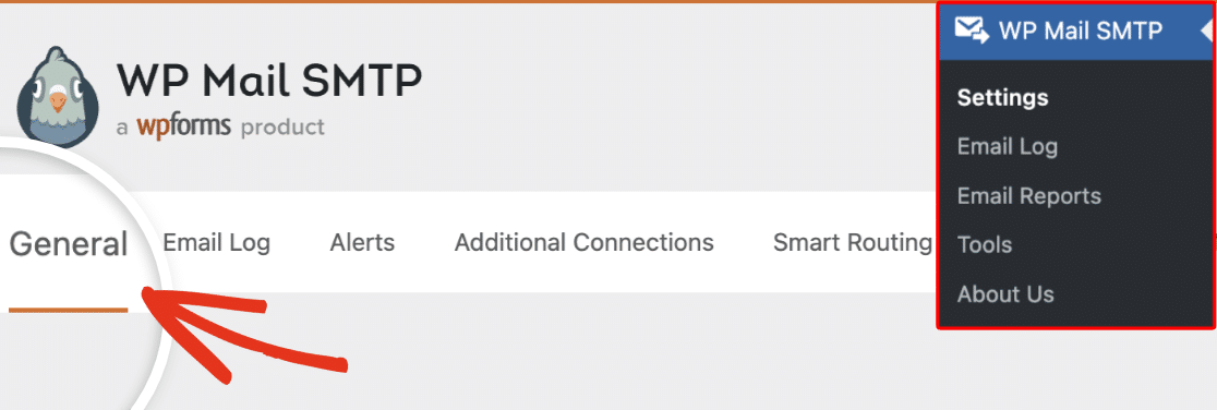 WP Mail SMTP general settings