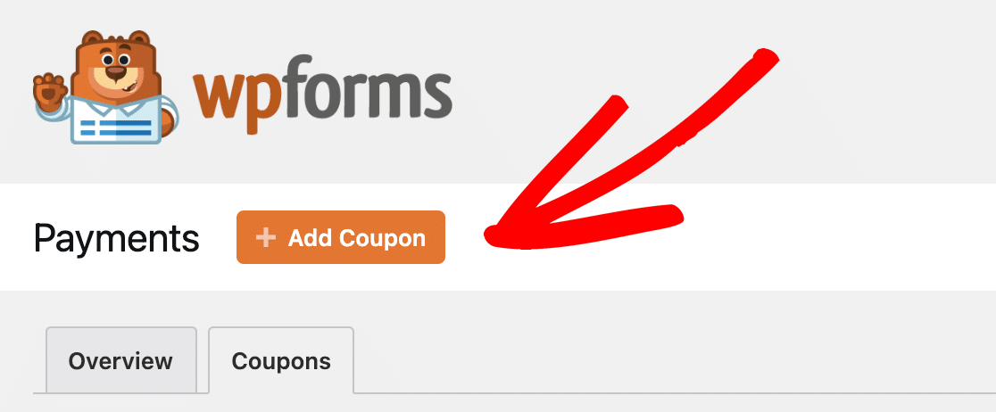 Add a new coupon in WPForms