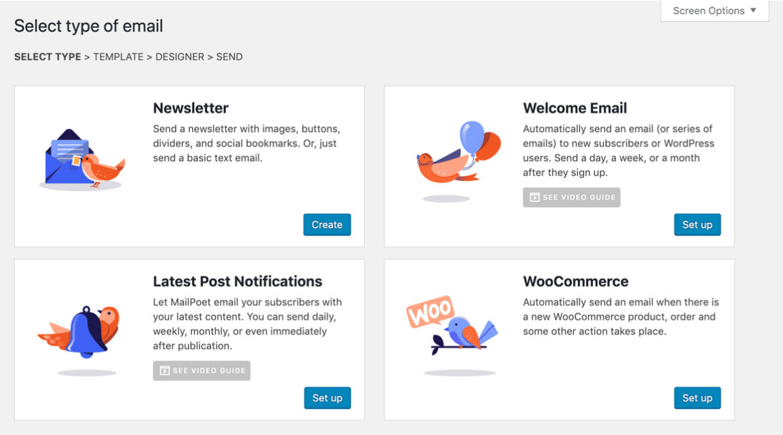 MailPoet email templates