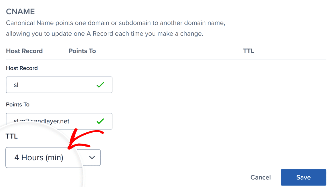 ttl-in-bluehost