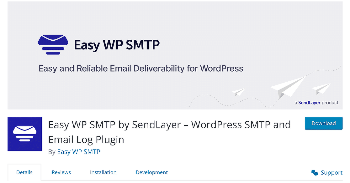 Easy WP SMTP wordpress plugin