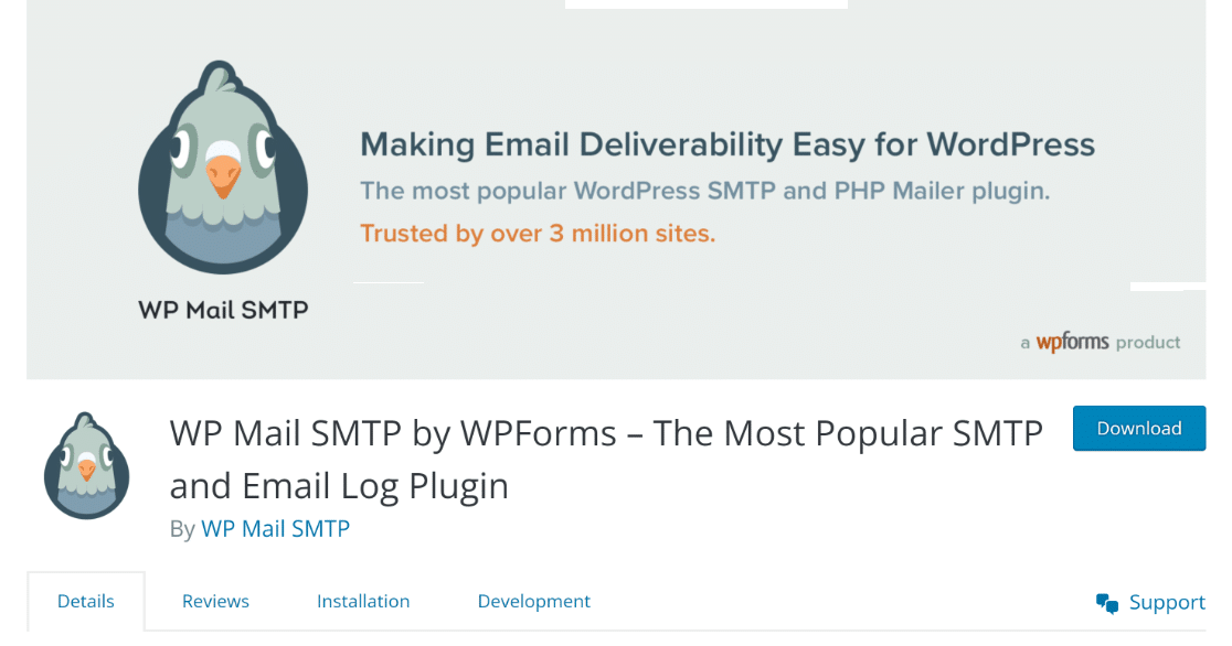 WP Mail SMTP wordpress plugin