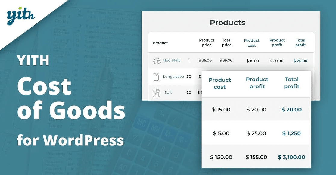 YITH cost of goods wordpress