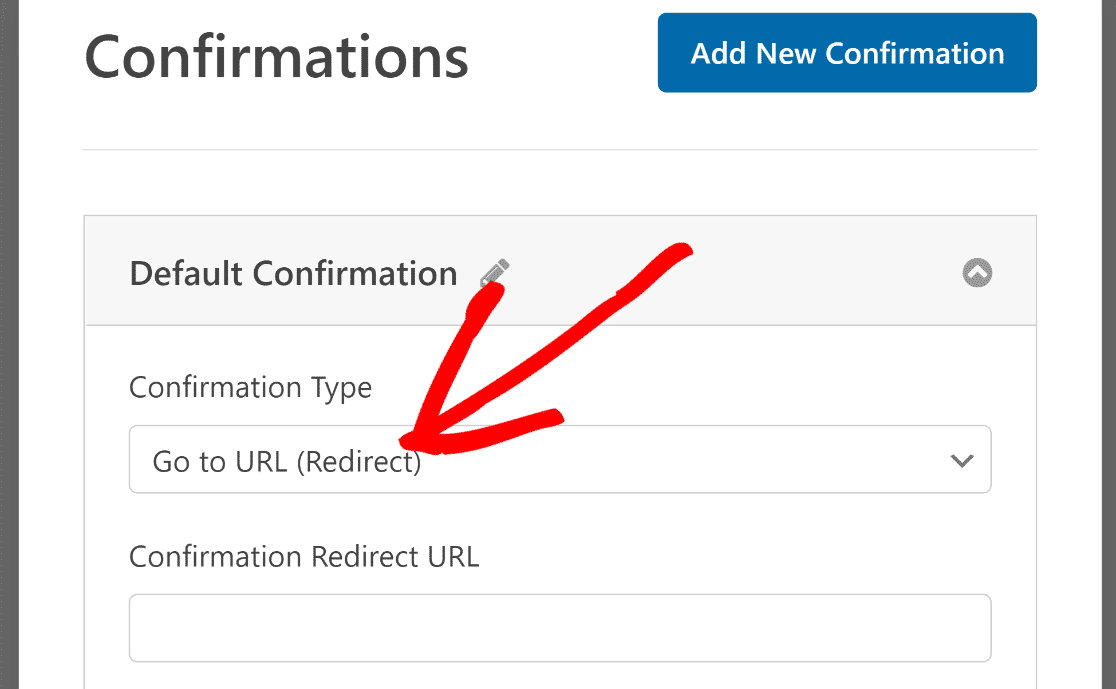 go to url confirmation