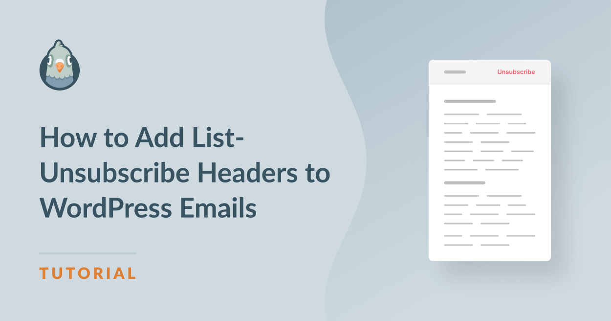 How to Add List-Unsubscribe Headers in WordPress