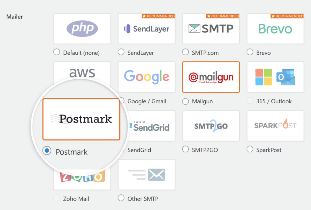 Postmark - WP Mail SMTP