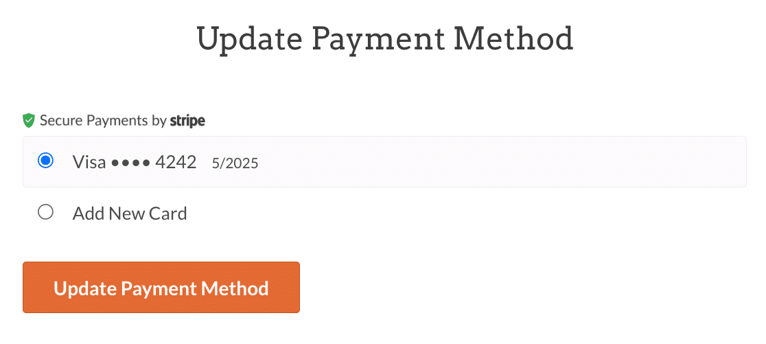 Payment Methods in WP Mail SMTP account