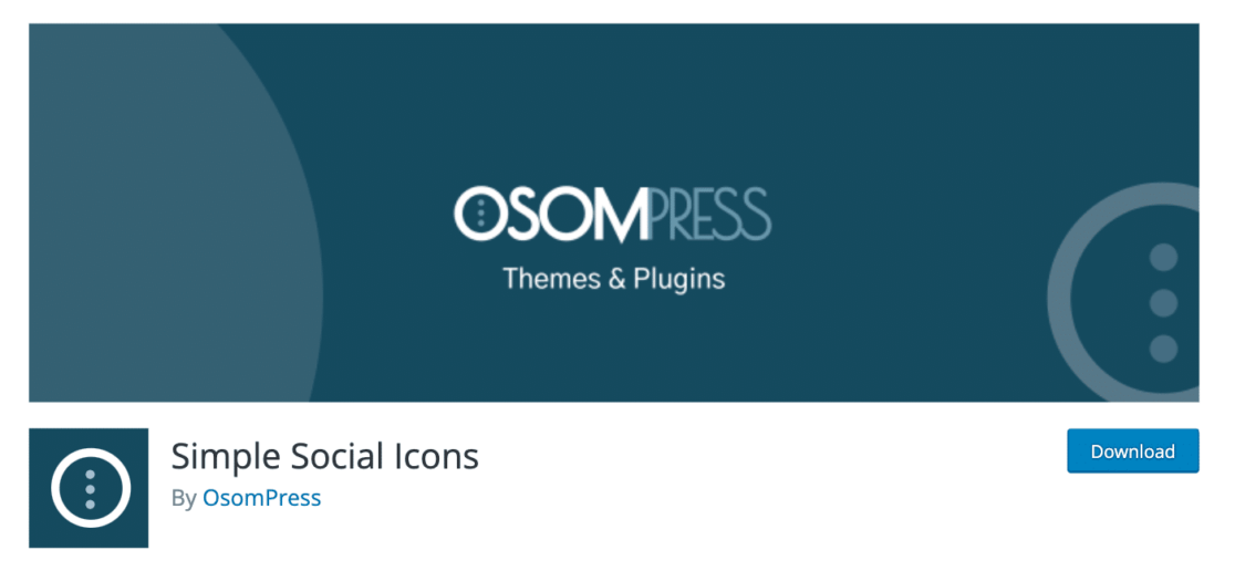 Navigating the Simple Social Icons homepage