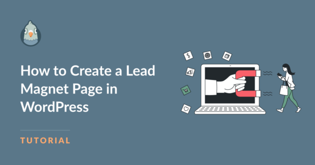 how to create a lead magnet page in wordpress