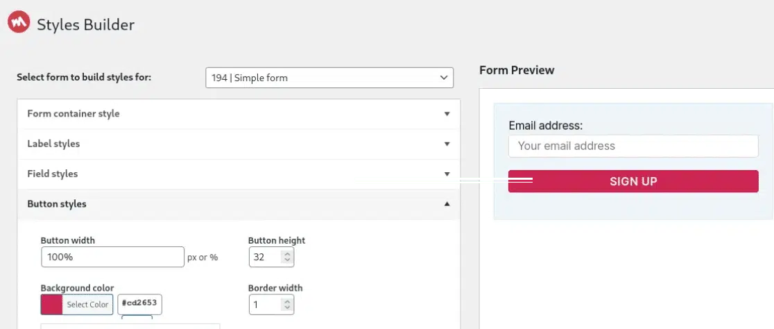 mailchimp email editor wordpress