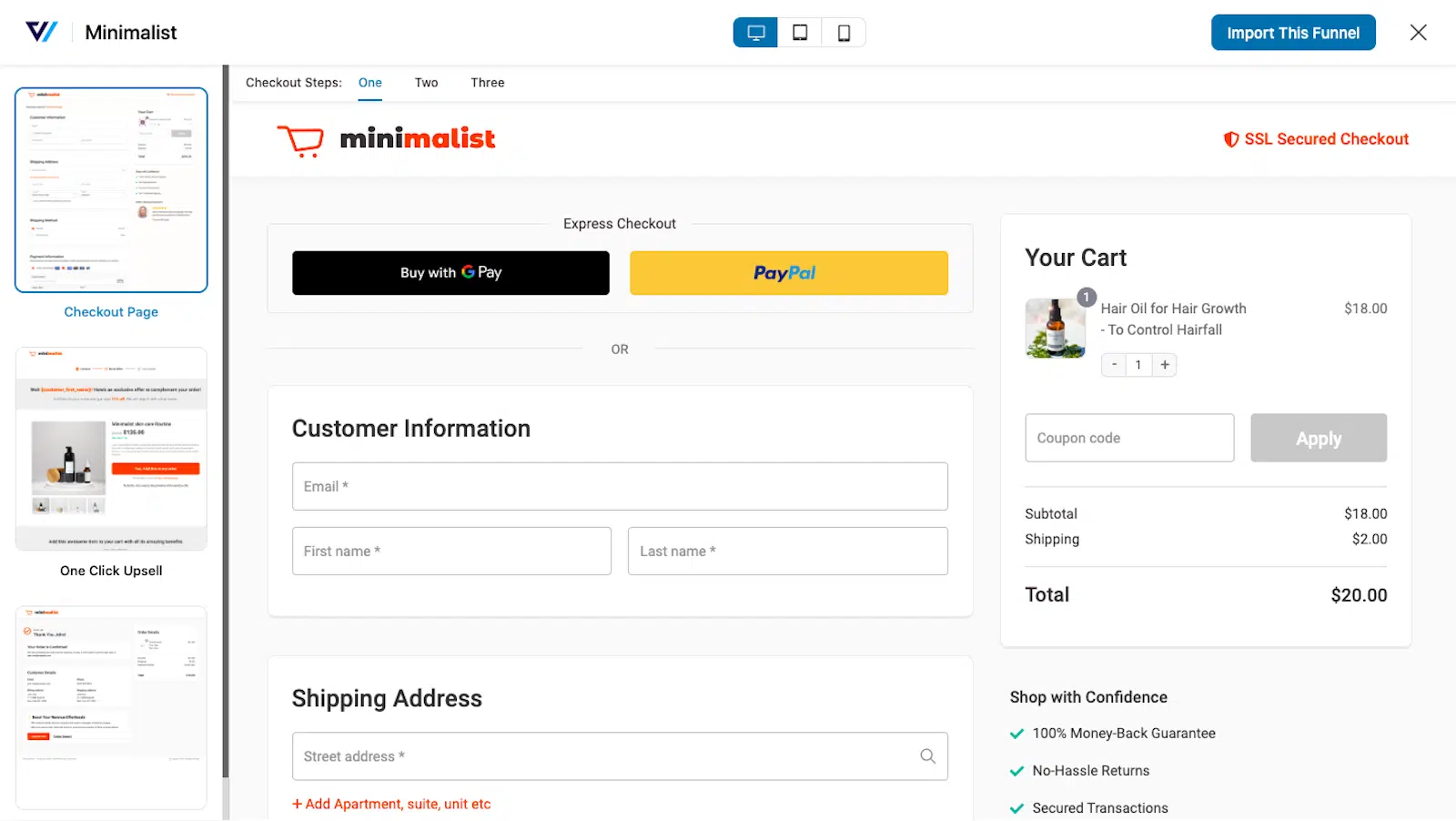 Navigating the FunnelKit sales funnel builder