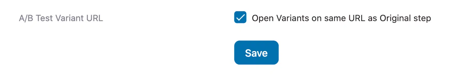 A/B test settings in FunnelKit
