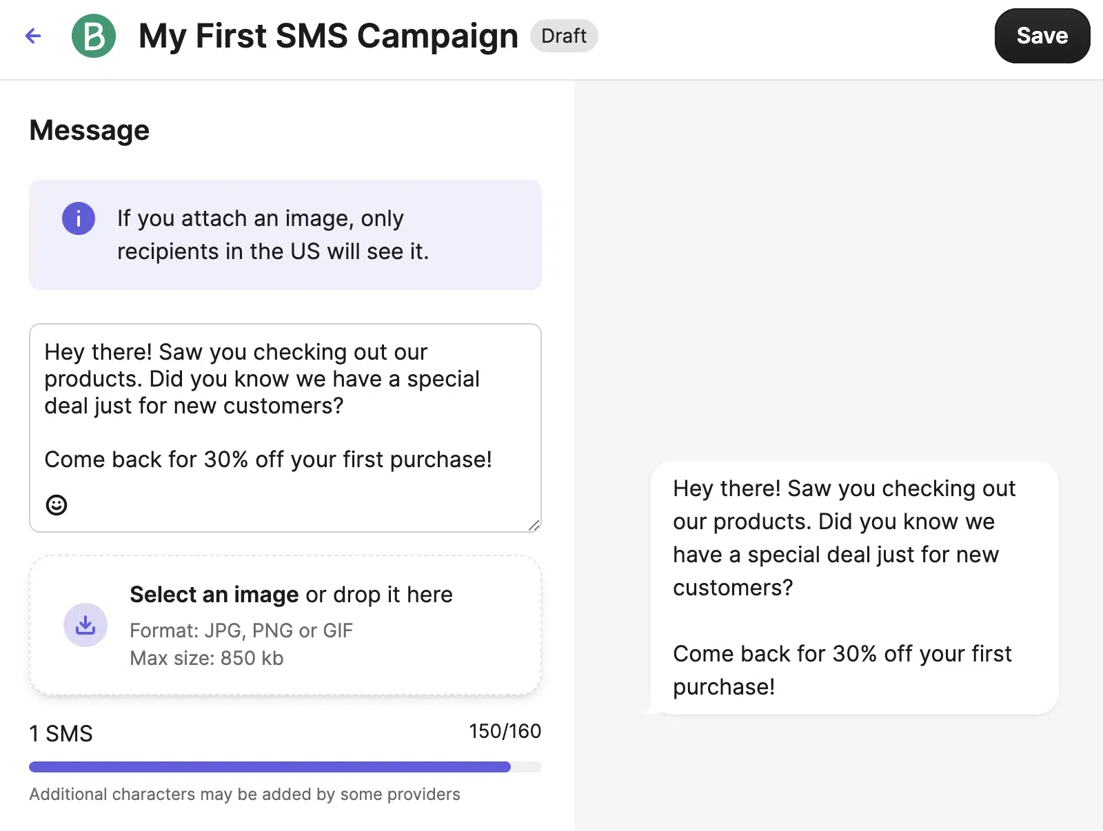 Le générateur de campagnes SMS Brevo