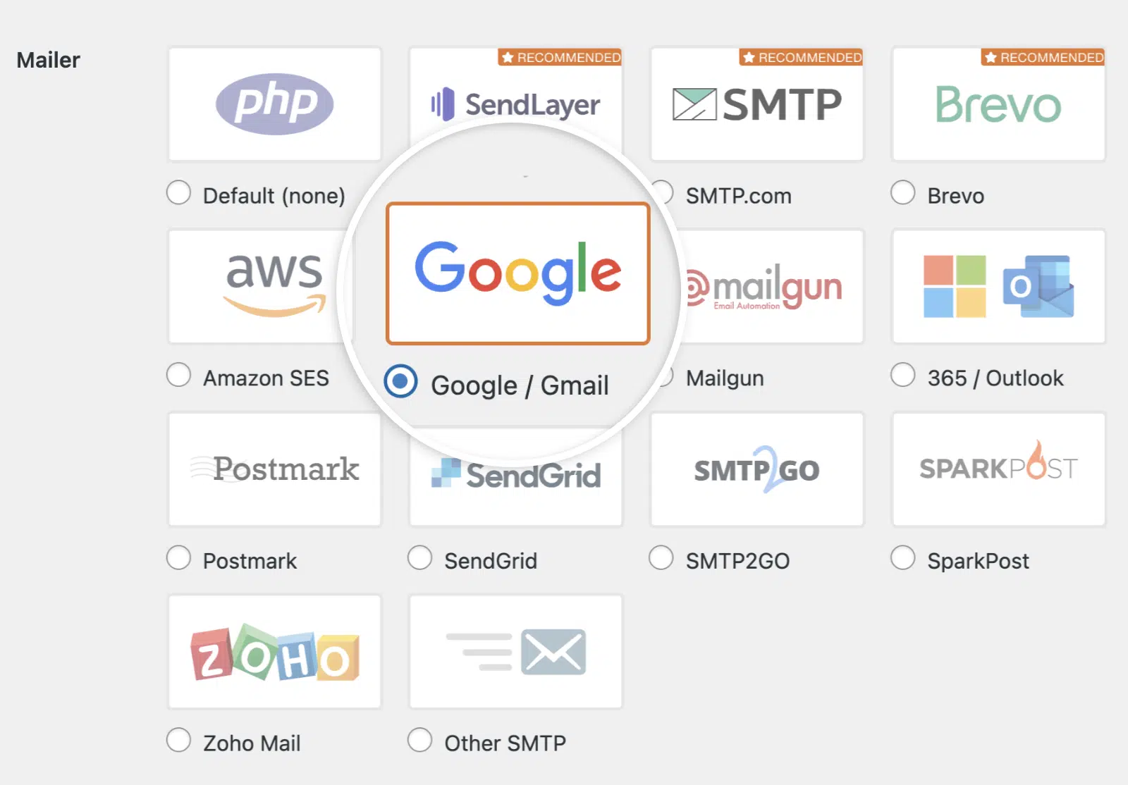 Google Mailer