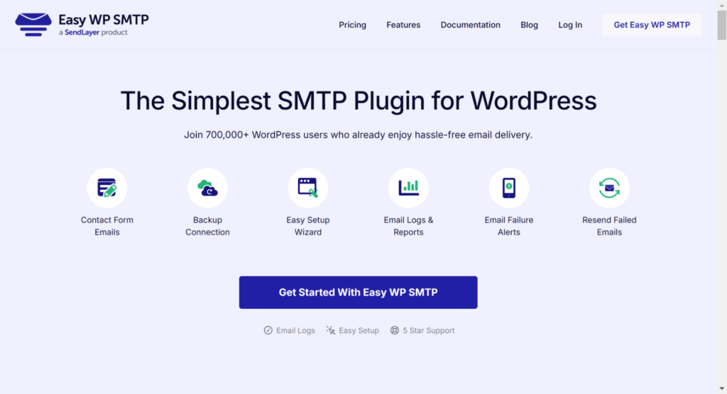 easy wp smtp homepage - WP Mail SMTP easy wp smtp homepage