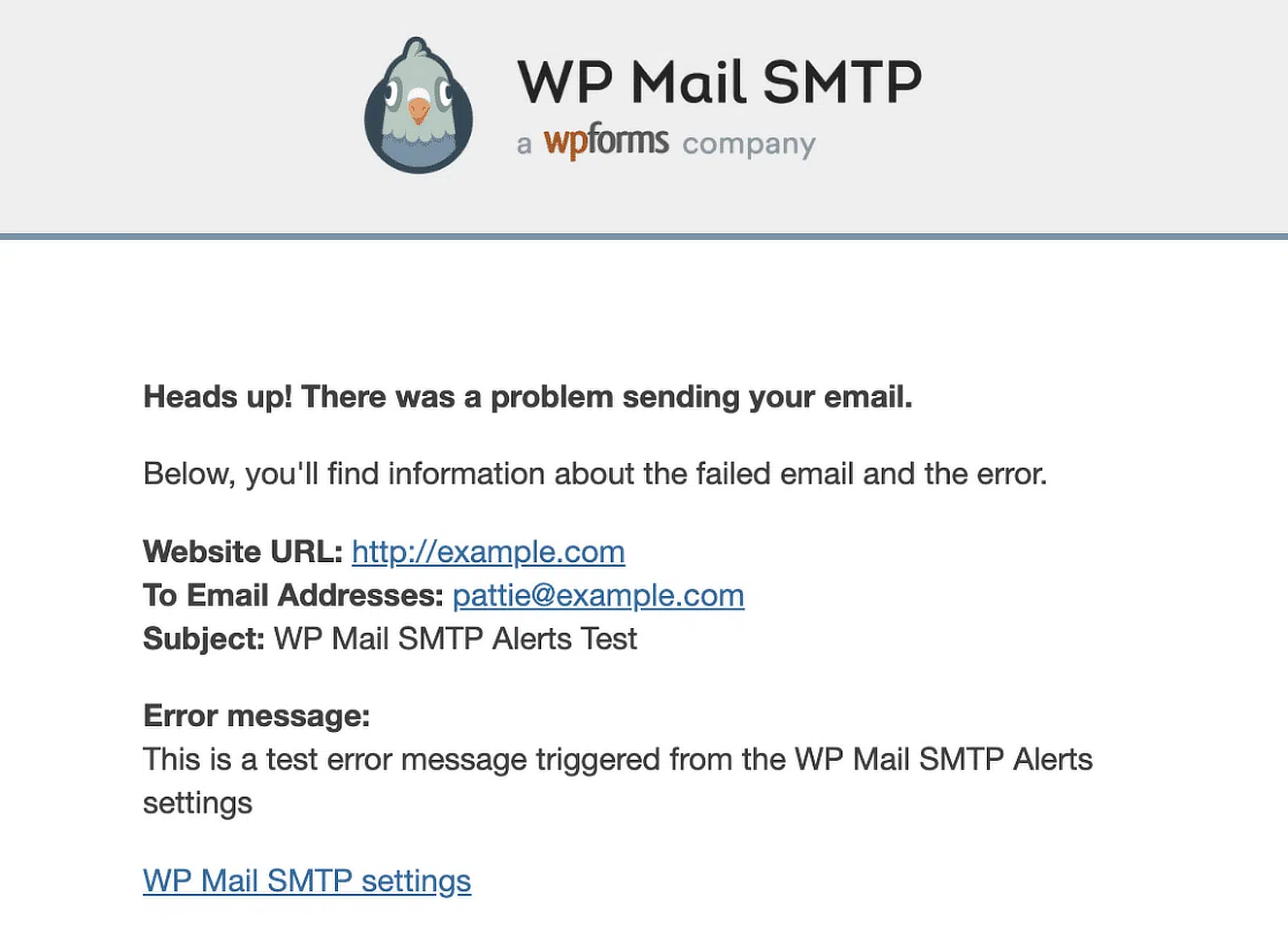 alertas de e-mail