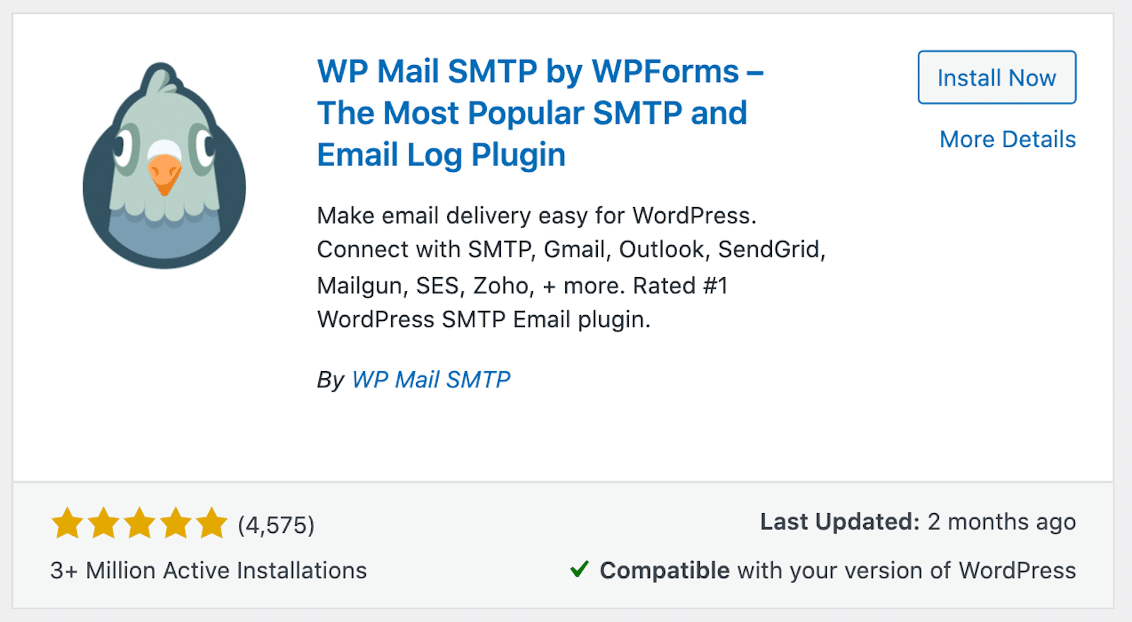 Installing the WP Mail SMTP plugin