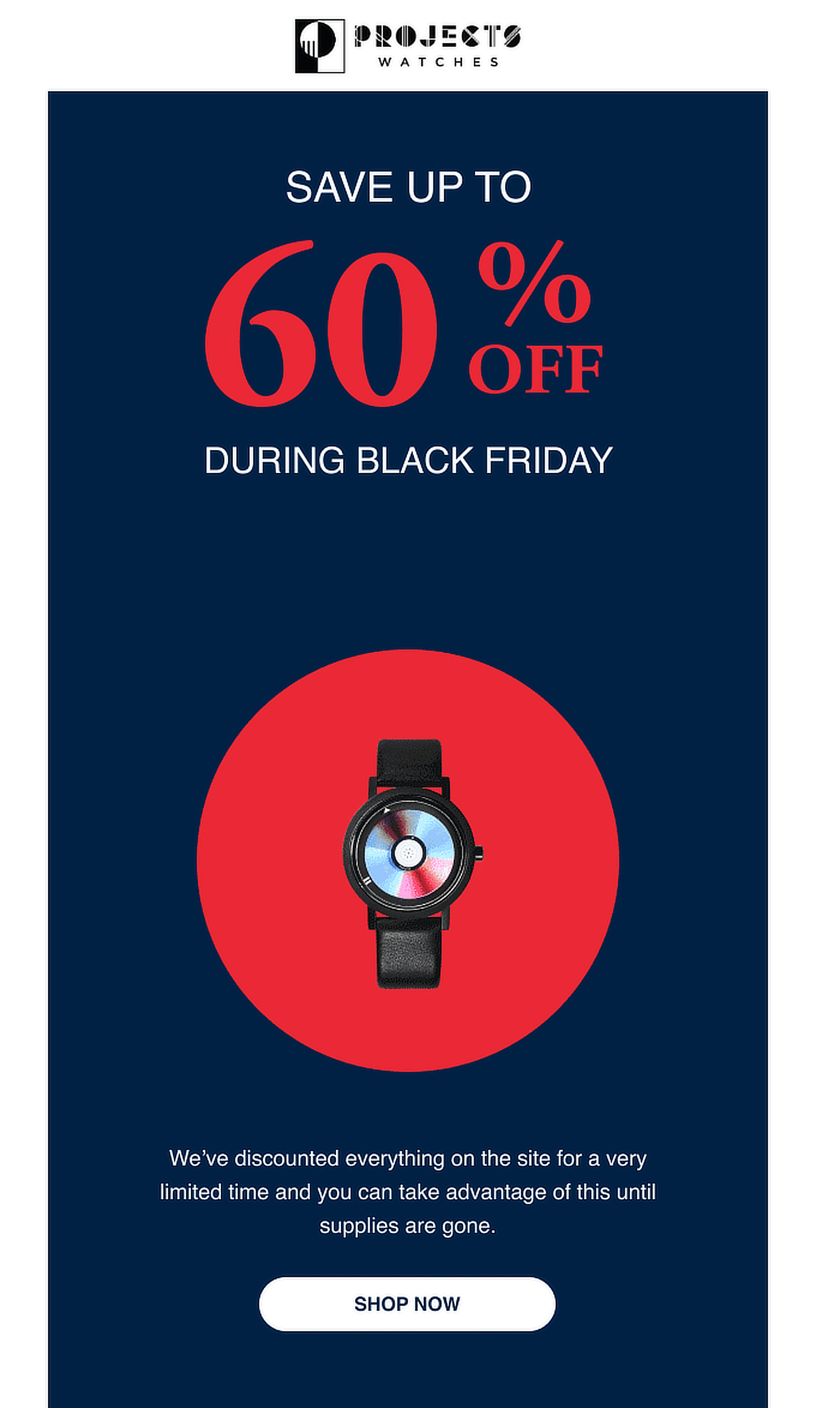 black friday email example