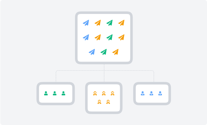 Illustration of smart routing