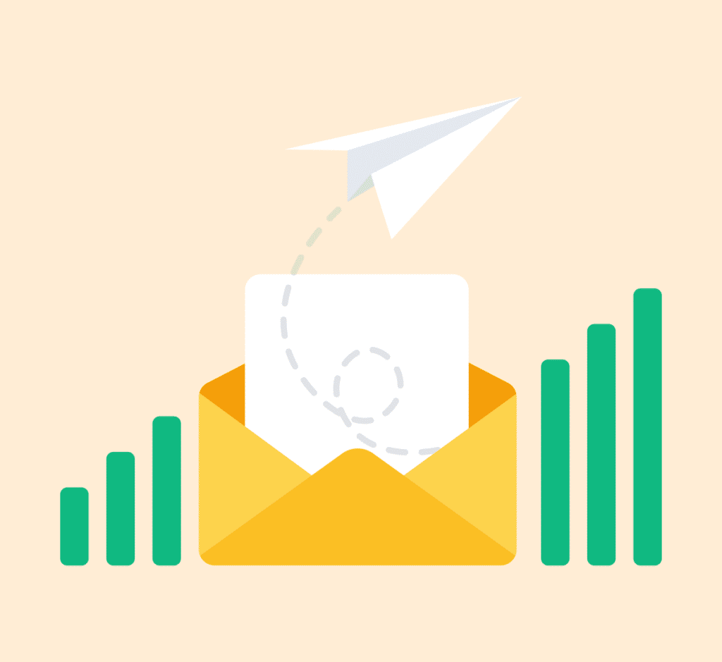 Illustration of optimizing email deliverability with smart routing