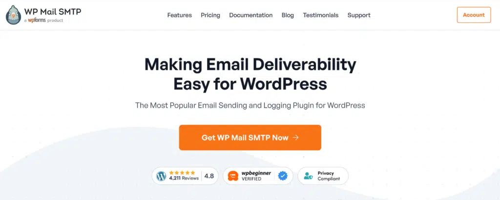 the wpmailsmtp homepage