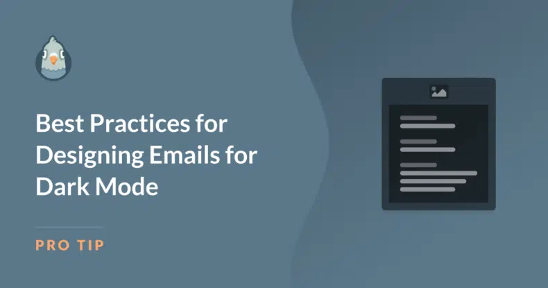 meilleures pratiques pour la conception d'e-mails en mode sombre