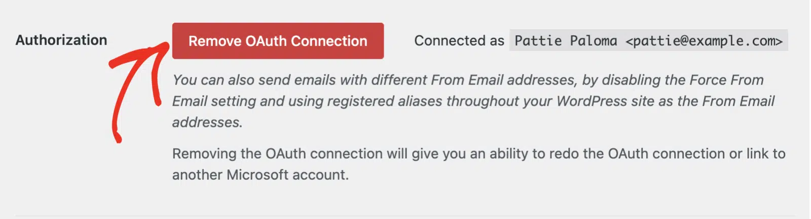 remove-oauth-connection-2 - WP Mail SMTP Remove OAuth connection