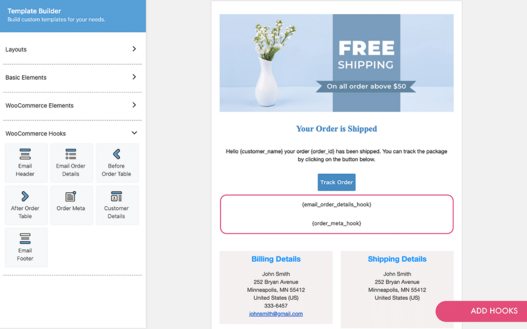 email customizer woocommerce