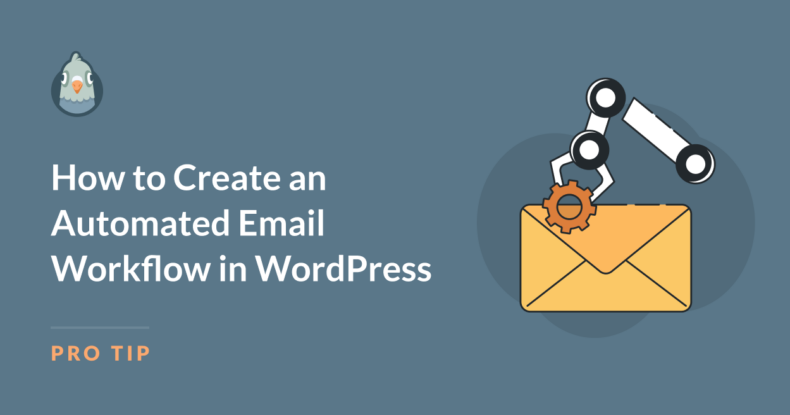 how to create an automated email workflow in wordpress