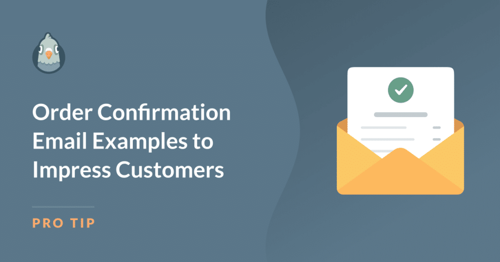 order confirmation email examples