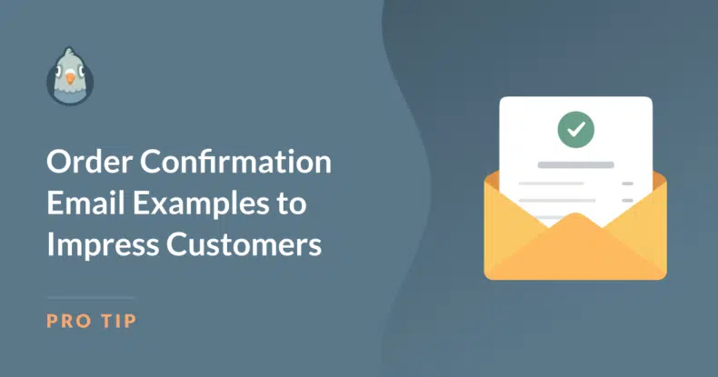exemples d'e-mails de confirmation de commande
