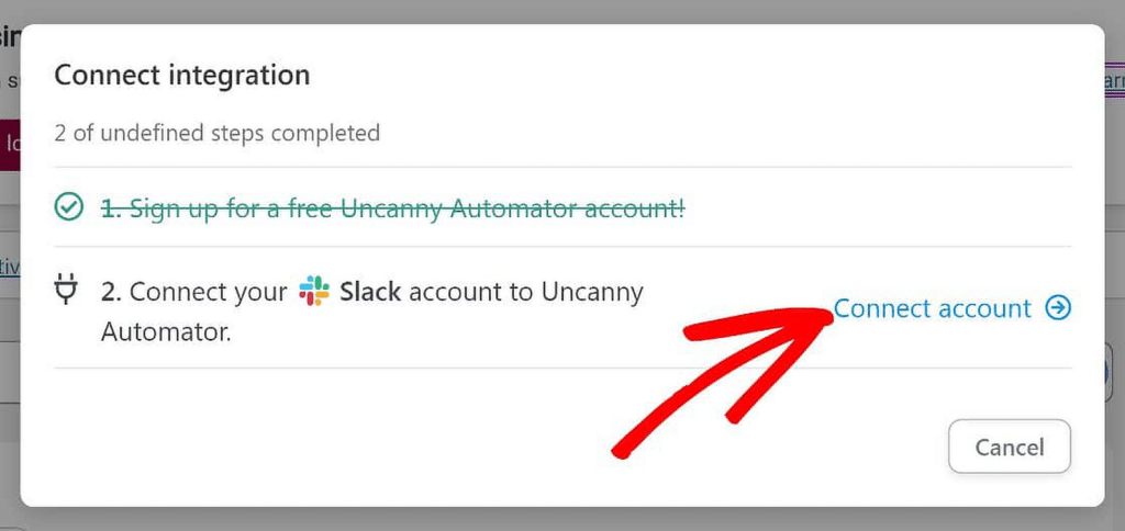 uncanny automator connect slack