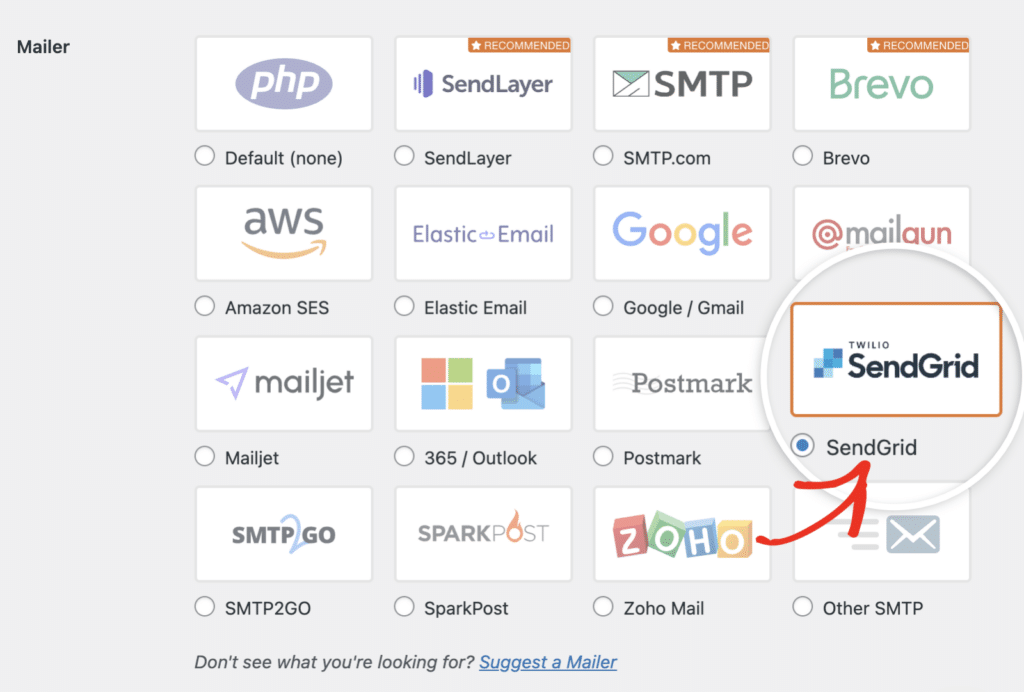 sendgrid-mailer - WP Mail SMTP SendGridメーラー