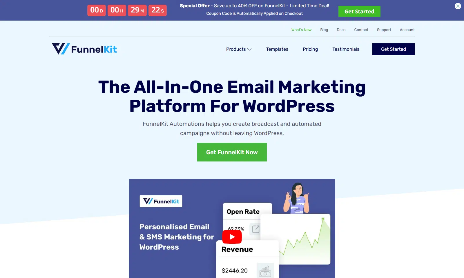 Homepage automazioni FunnelKit - WP Mail SMTP Homepage automazioni FunnelKit