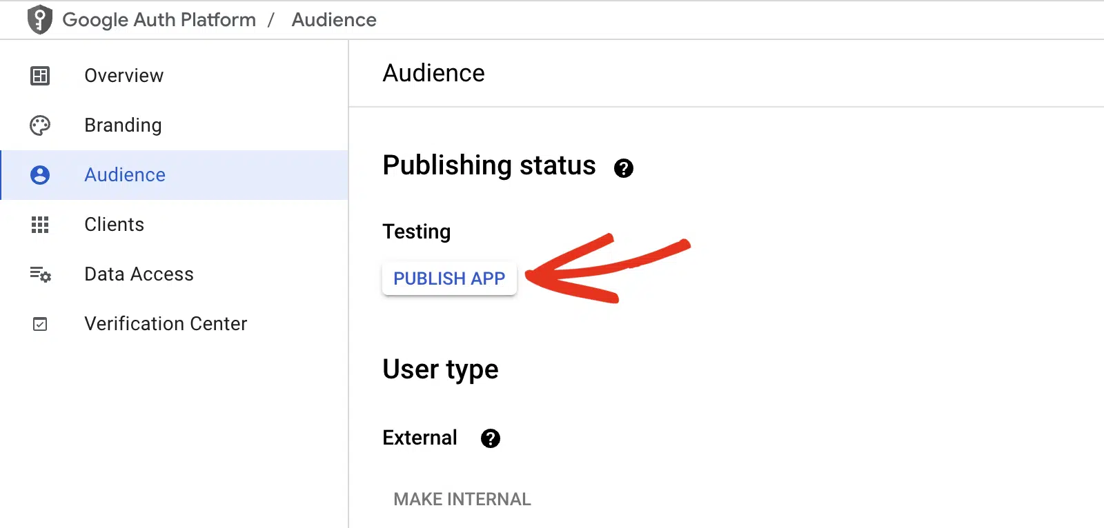 Publish app