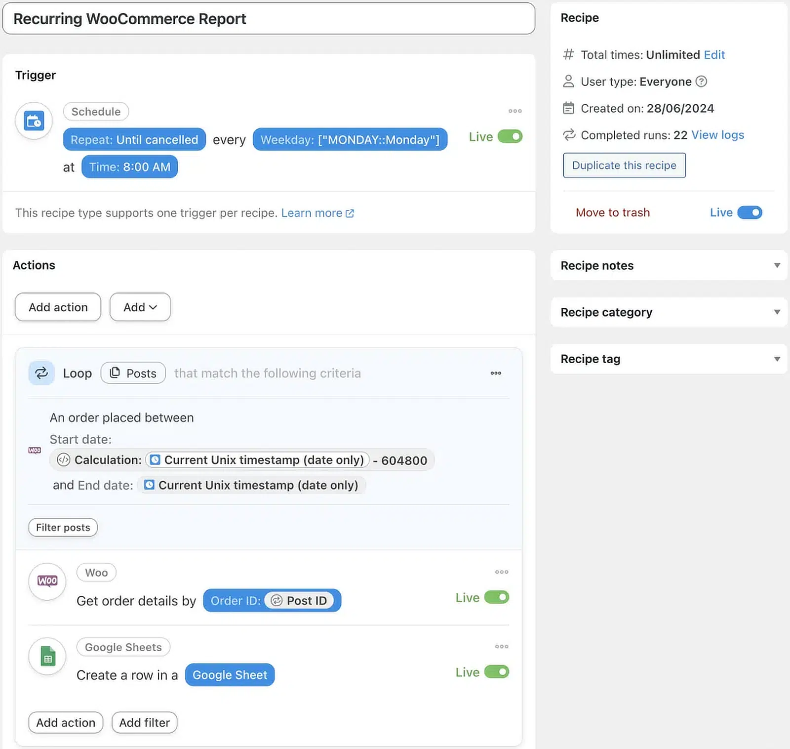 report WooCommerce Uncanny Automator - WP Mail SMTP report WooCommerce Uncanny Automator