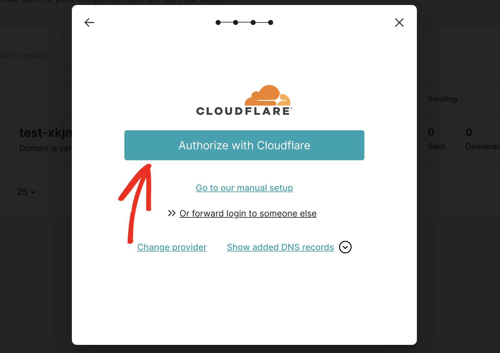 Authorize with Cloudflare