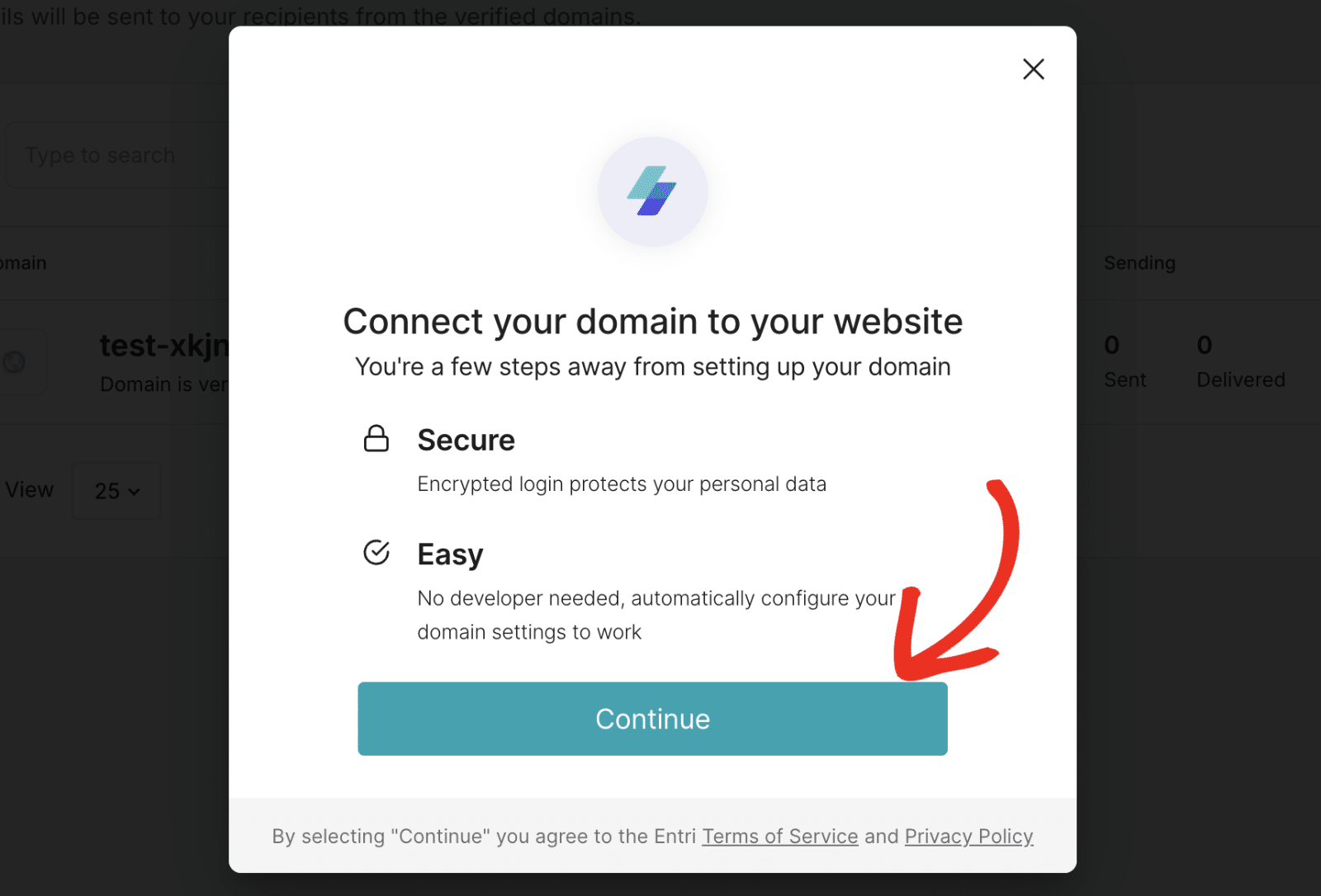 Connect your domain to your website