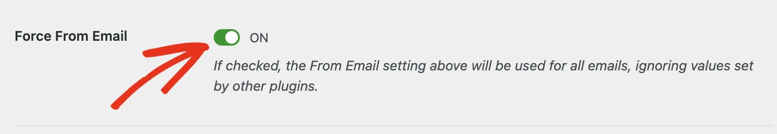 Force from email