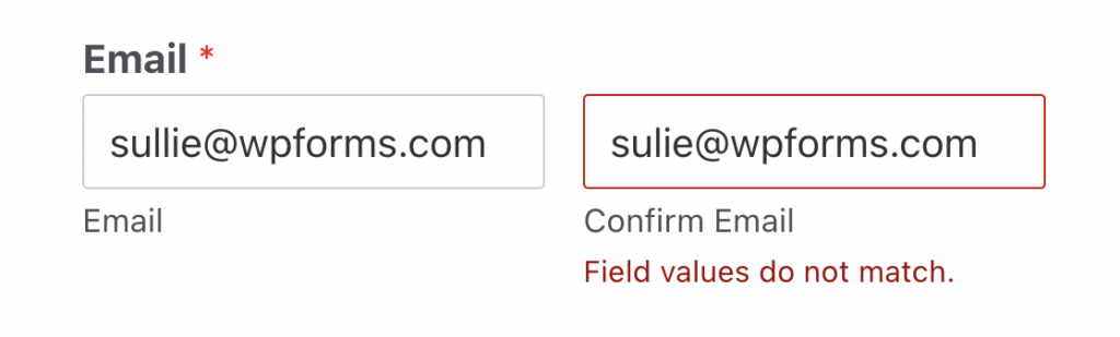 email-confirmation-validation-message - WP Mail SMTP Email confirmation