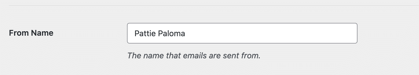 from-name - WP Mail SMTP Edit From Name